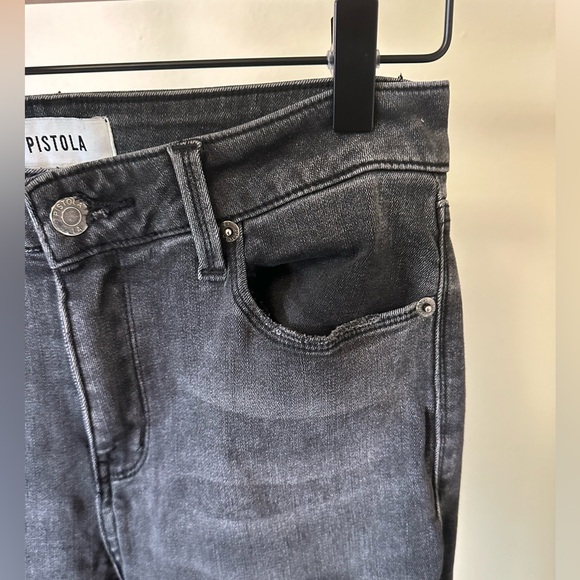 Pistola Dana Bootcut Jeans in Washed Black Size 26 - Picture 5 of 12